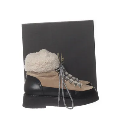 Laced boots (Beige, Black) from Billi Bi