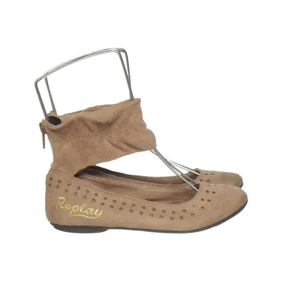 Ballerines (Beige) de Replay Blue Jeans Cuir