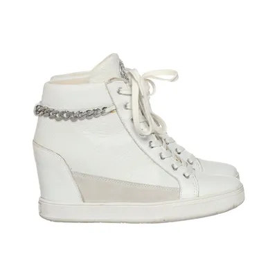 Laced boots (White) from Guess Leather