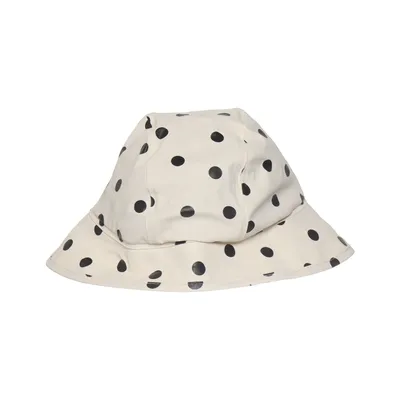 Bucket hat (Beige, Zwart) van Gina Tricot x Tretorn Polyester, Polyurethaan