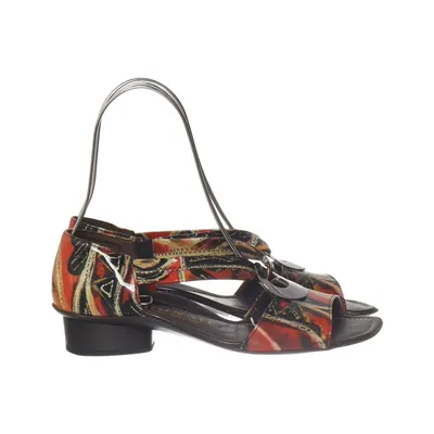 Sandals (Black, Red, Multicolored) from Brunate Leather