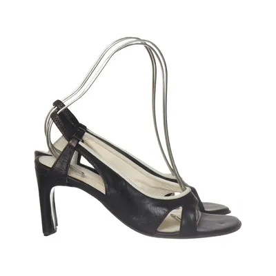 Sandales à talons hauts (Noir) de Prisma Cuir
