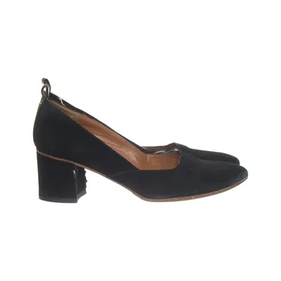 High heels (Black) from Svig Leather