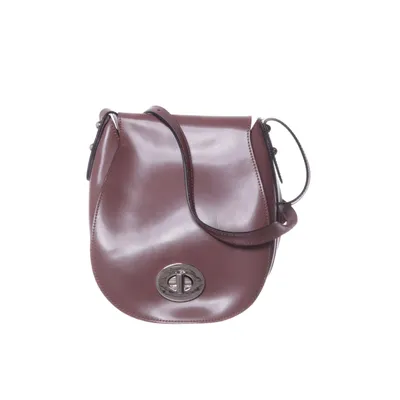 Shoulder-bag (Purple) from Nicoli Leather