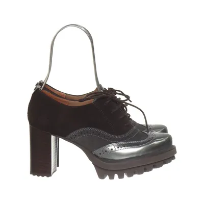 Bottes à talons (Marron, Argent) de Pedro Miralles Cuir