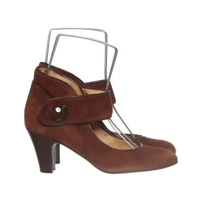 Bottes à talons (Marron) de Penelope Faux cuir