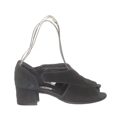 High heel sandals (Black) from Firence Leather