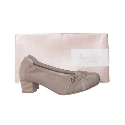 Pumps (Gray) from Semler Leather