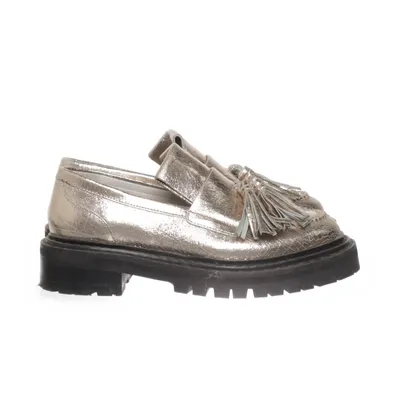 Loafers (Zilver) van Carin Wester Leer