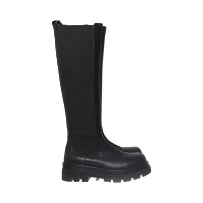 Stiefel (Chunky Leather Profile Shaft Boots) von NA-KD Polyester, Polyurethan