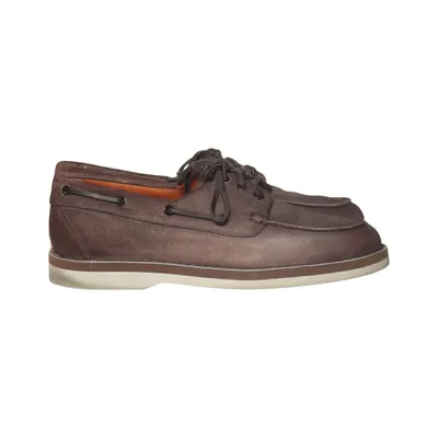 Chaussures de bateau (Marron) de Santoni Cuir