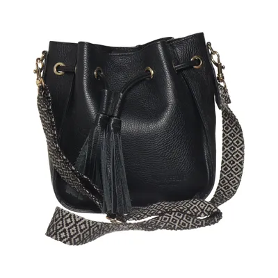 Shoulder-bag (Black) from Carla Ferreri Leather