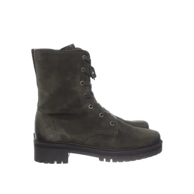 Laced boots (Green) from Luftpolster