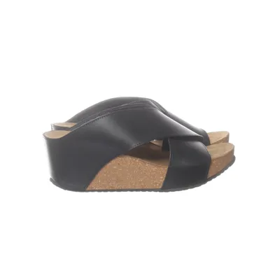 Wedges (Black) from Copenhagen Shoes Leather