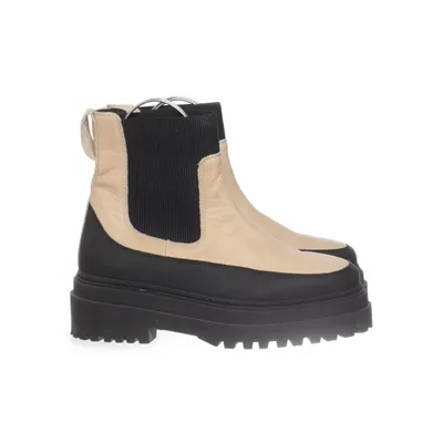 Chelsea boots (Svart, Beige) från Selected Femme
