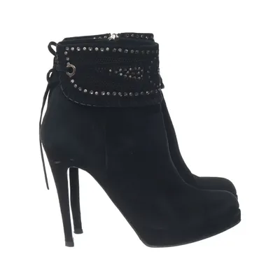 Bottes à talons (Noir) de Poletto Cuir