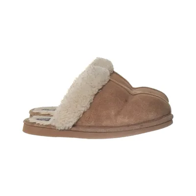 Slippers (Brown) from Linear of Sweden Leather, Wool