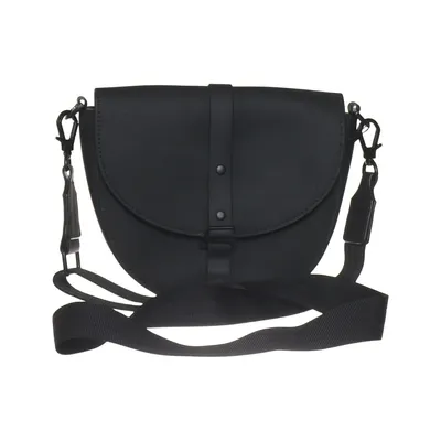 Shoulder-bag (Black) from Gaston Luga Polyurethane, Recycled polyester
