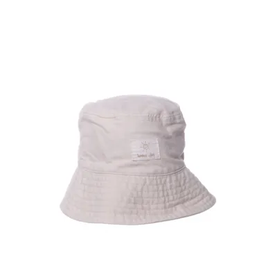 Bucket hat (Beige) van POMPdeLUx Organisch katoen