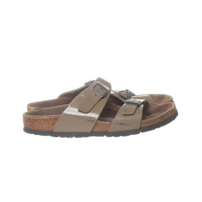 Sandalen (Beige) van Birkenstock Leer