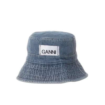 Bucket hat (Blauw) van Ganni