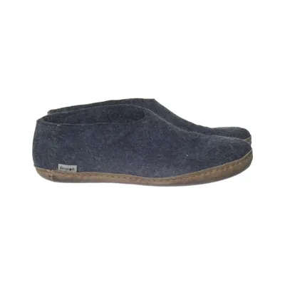 Slippers (Blauw) van Glerups Leer, Wol
