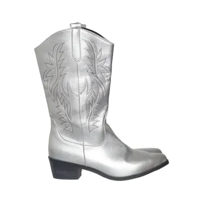 Cowboylaarzen (Zilver)