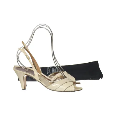 Højhælede sandaler (Beige) fra Bruno Magli Læder