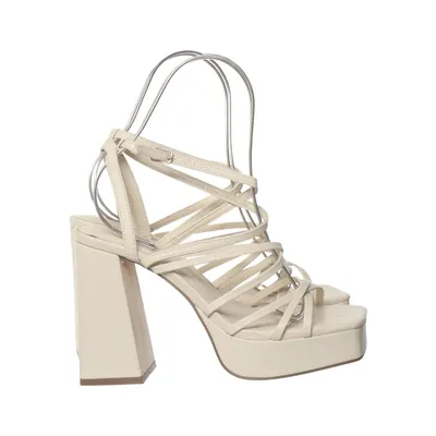 High heel sandals (Beige) from Primark