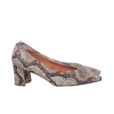 Klackskor (Beige, Flerfärgad) från Marco Tozzi Skinnimitation