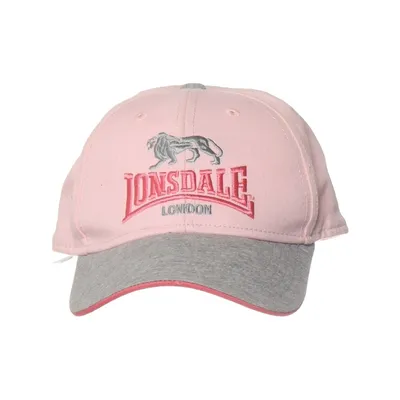 Baseball cap (Pink, Gray) from Lonsdale Cotton