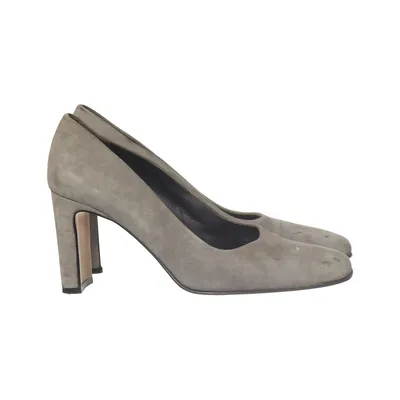 Pumps (Gray) from Luciano Barachini Leather