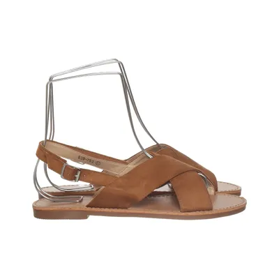 Sandales (Marron) de C'M Paris Suédine