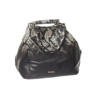 Håndtaske (Sort, Grå) fra Desigual Bomuld, Polyester, Polyurethan