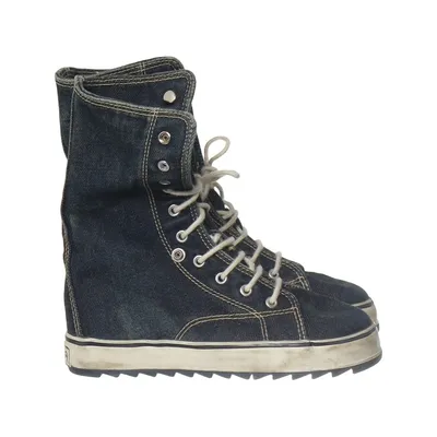 Chaussures en toile (Bleu) de Pom d'Api