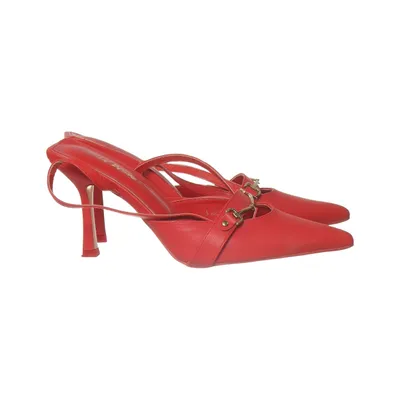 High heel sandals (Red) from Public Desire Polyurethane