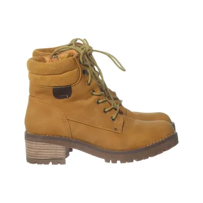 Bottes à lacets (Jaune) de Alyssa