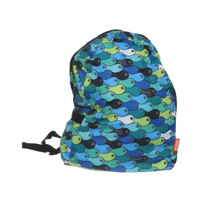 Backpack (Blue, Green, Multicolored) from Pylones Polyester