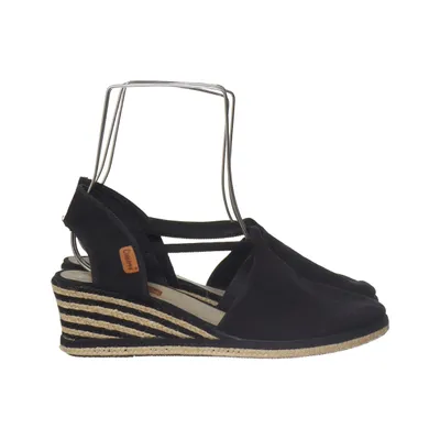 Chaussure compensées (Noir) de Cinnamon Cuir