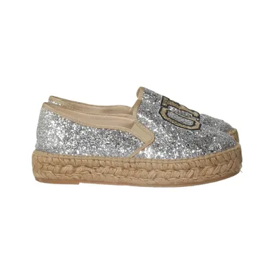 Espadrilles (Argent, Beige) de Phillip Hardy Cuir