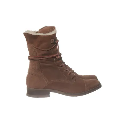 Laced boots (Brown) from Shock Absorber