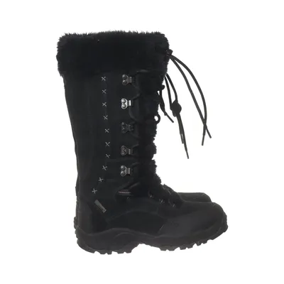 Boots (Black) from Hi-Tec Leather, Elastane
