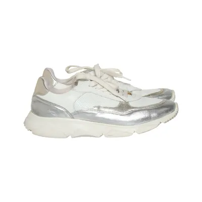 Sneakers (White, Silver) from Cafe Moda
