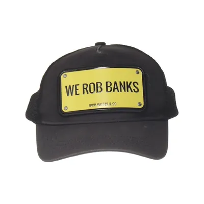 Trucker cap (We Rob Banks) fra John Hatter & Co Bomuld, Polyester