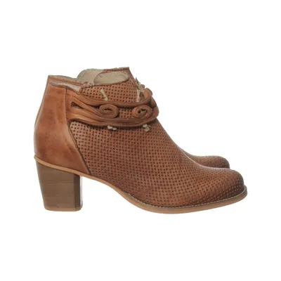 Heeled boots (Brown) from Dkode Leather
