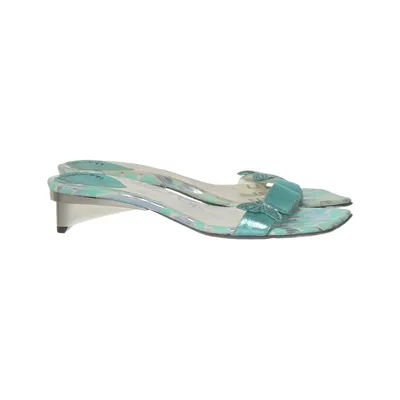 Mules (Green, Silver, Multicolored) from Mario Cerutti Leather