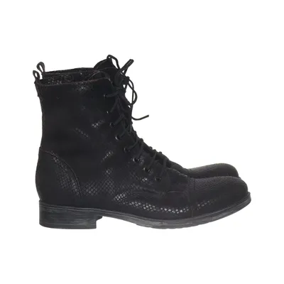 Bottes à lacets (Noir) de Firenze Cuir