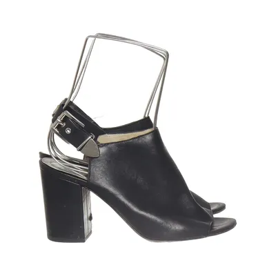 High heel sandals (Black) from Michael Kors Leather