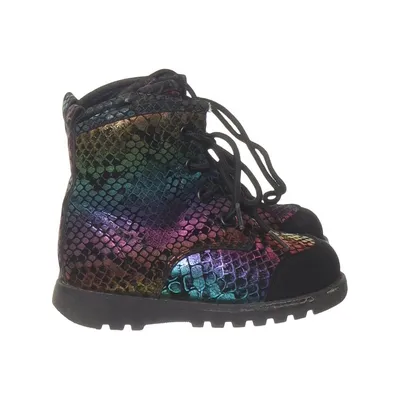 Laced boots (Black, Multicolored) from Mino