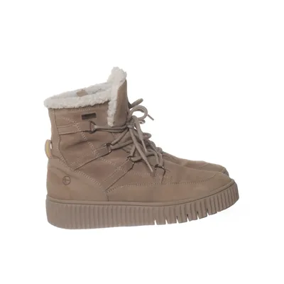 Snørestøvler (Beige) fra Tamaris